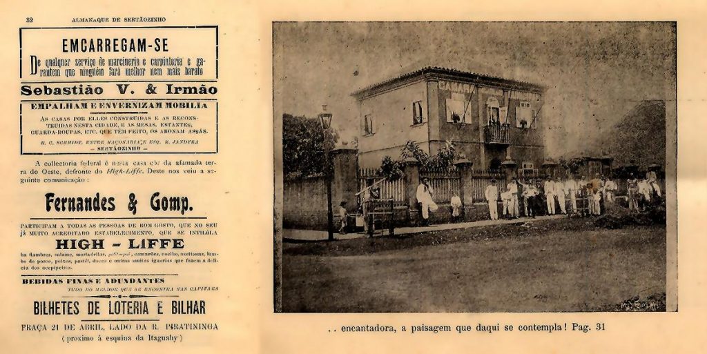 Almanaque de 1905 do Município de Sertãozinho