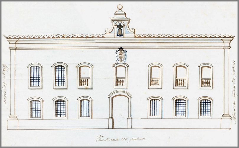 Projeto de construção de um novo prédio de Cadeia e Câmara em Pindamonhangaba