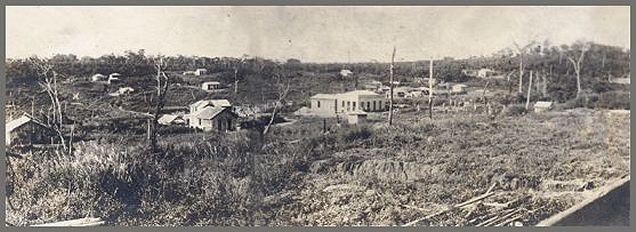 Imagens panorâmicas da evolução urbana do Distrito de Santo Anastácio entre 1920 e 1923