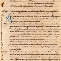 Alteração do Projeto de Lei nº 14, de 17 de fevereiro de 1868, pela Comissão de Constituição e Justiça, da qual Prudente de Moraes era membro. O projeto versava sobre a responsabilidade dos proprietários de escravos fugidos e recapturados pela polícia. Alteração do Projeto de Lei nº 14, de 17 de fevereiro de 1868, pela Comissão de Constituição e Justiça, da qual Prudente de Moraes era membro. O projeto versava sobre a responsabilidade dos proprietários de escravos fugidos e recapturados pela polícia.
