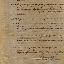 Projeto de Lei nº 70, de 18 de março de 1878, de autoria de Prudente de Moraes que, dentre outras providências, dispõe sobre juros garantidos pela Província pagos às companhias de ferro. Projeto de Lei nº 70, de 18 de março de 1878, de autoria de Prudente de Moraes que, dentre outras providências, dispõe sobre juros garantidos pela Província pagos às companhias de ferro.