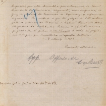 Requerimento nº 26, de 3 de março de 1883, de autoria de Prudente de Moraes, solicitando informações sobre qual lei o Juiz de Direito da comarca de Capivari fundamentou seu despacho, que mandava fechar uma sala de aula num colégio daquela cidade. Requerimento nº 26, de 3 de março de 1883, de autoria de Prudente de Moraes, solicitando informações sobre qual lei o Juiz de Direito da comarca de Capivari fundamentou seu despacho, que mandava fechar uma sala de aula num colégio daquela cidade.