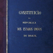 Capa da primeira Constituição da República Brasileira (1891). Capa da primeira Constituição da República Brasileira (1891).