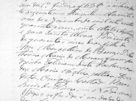 Certidão de Batismo de Prudente de Moraes. Certidão de Batismo de Prudente de Moraes.