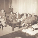 Visita dos Senhores Edmundo Monteiro e Paulo Machado de Carvalho, respectivamente Presidente e Vice-Presidente da Associação das Emissoras de São Paulo, em 5 de junho, que vieram trazer, ao conhecimento dos deputados, o programa dos festejos do Jubileu de Prata da Revolução de 1932. Visita dos Senhores Edmundo Monteiro e Paulo Machado de Carvalho, respectivamente Presidente e Vice-Presidente da Associação das Emissoras de São Paulo, em 5 de junho, que vieram trazer, ao conhecimento dos deputados, o programa dos festejos do Jubileu de Prata da Revolução de 1932.