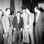 Visita dos Bi-Campeões Mundiais de Basquete ao Presidente Cyro Albuquerque: Wlamir, Mosquito, Waldemar e Amaury (da esquerda para à direita), em 6 de junho de 1963. Visita dos Bi-Campeões Mundiais de Basquete ao Presidente Cyro Albuquerque: Wlamir, Mosquito, Waldemar e Amaury (da esquerda para à direita), em 6 de junho de 1963.