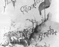 Capa da partitura "A Victoria de Canudos: Grande Marcha Triumphal", de autoria de Ângelo Minelli. Acervo do Museu Histórico e Pedagógico “Prudente de Moraes” Capa da partitura "A Victoria de Canudos: Grande Marcha Triumphal", de autoria de Ângelo Minelli. Acervo do Museu Histórico e Pedagógico “Prudente de Moraes”