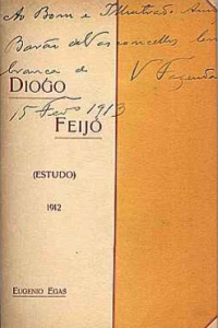O texto dedicado a Feijó, em dois volumes publicados em 1912, foi uma obra de fôlego realizada nos primeiros anos de sua permanência no Instituto e que lhe valeu o ingresso no Instituto Histórico e Geográfico Brasileiro. O texto dedicado a Feijó, em dois volumes publicados em 1912, foi uma obra de fôlego realizada nos primeiros anos de sua permanência no Instituto e que lhe valeu o ingresso no Instituto Histórico e Geográfico Brasileiro.