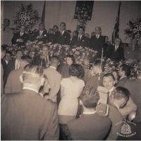 Visita oficial do Presidente da República Juscelino Kubitschek ao Parlamento Paulista, por ocasião da comemoração do Jubileu de Prata da Revolução de 1932 e pelo 10º Aniversário da Constituinte Paulista. 1957 Visita oficial do Presidente da República Juscelino Kubitschek ao Parlamento Paulista, por ocasião da comemoração do Jubileu de Prata da Revolução de 1932 e pelo 10º Aniversário da Constituinte Paulista. 1957