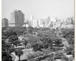 Panorâmica dos arredores do Palácio - foto em 1957 Panorâmica dos arredores do Palácio - foto em 1957
