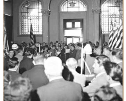 Salão 23 de maio - foto em 1956 Salão 23 de maio - foto em 1956