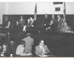 Plenário Mesa Diretora - foto em 1962 Plenário Mesa Diretora - foto em 1962