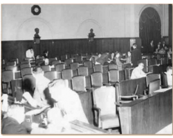 Plenário - Parte traseira - foto em 1956 Plenário - Parte traseira - foto em 1956