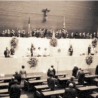 O Plenário durante a comemoração da Revolução de 32. 1974 O Plenário durante a comemoração da Revolução de 32. 1974