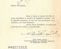 Tanto na Constituinte como durante os trabalhos ordinários da Assembléia Legislativa, Caio Prado Júnior teve relevante atuação na elaboração do Regimento Interno do Legislativo Paulista. Tanto na Constituinte como durante os trabalhos ordinários da Assembléia Legislativa, Caio Prado Júnior teve relevante atuação na elaboração do Regimento Interno do Legislativo Paulista.